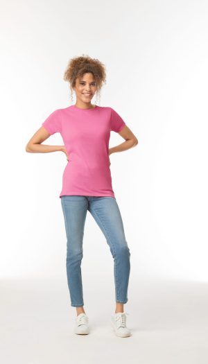 T-shirt femme col rond Softstyle