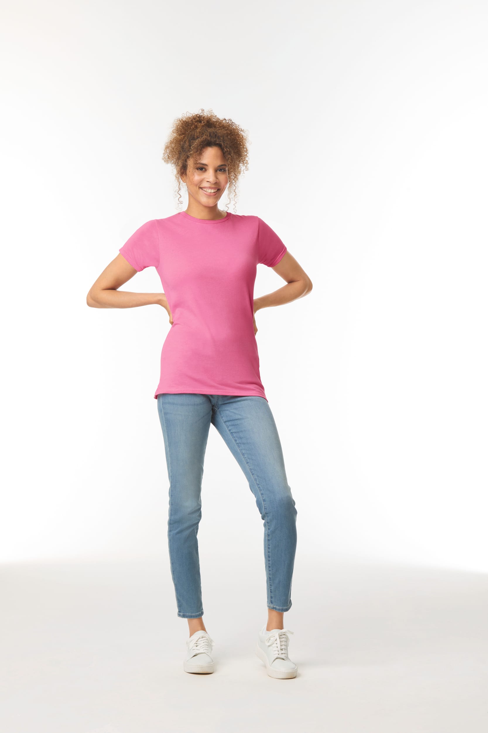 T-shirt femme col rond Softstyle