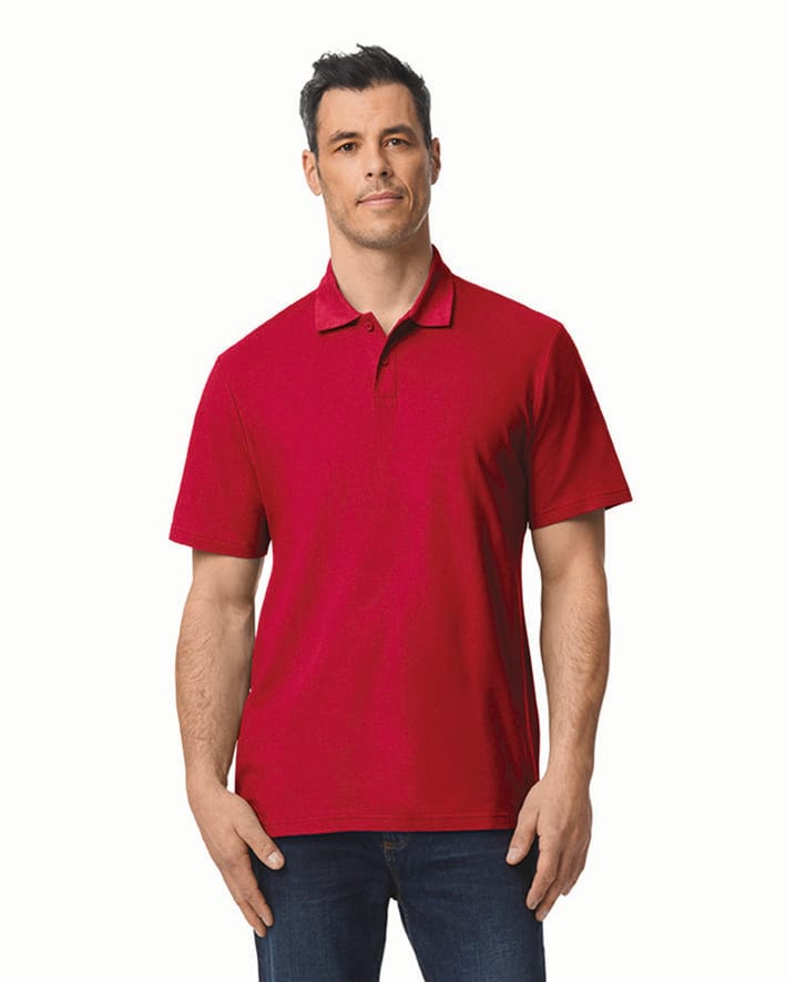 Polo Homme Softstyle Double Piqué