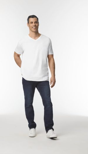 T-shirt homme col v Softstyle