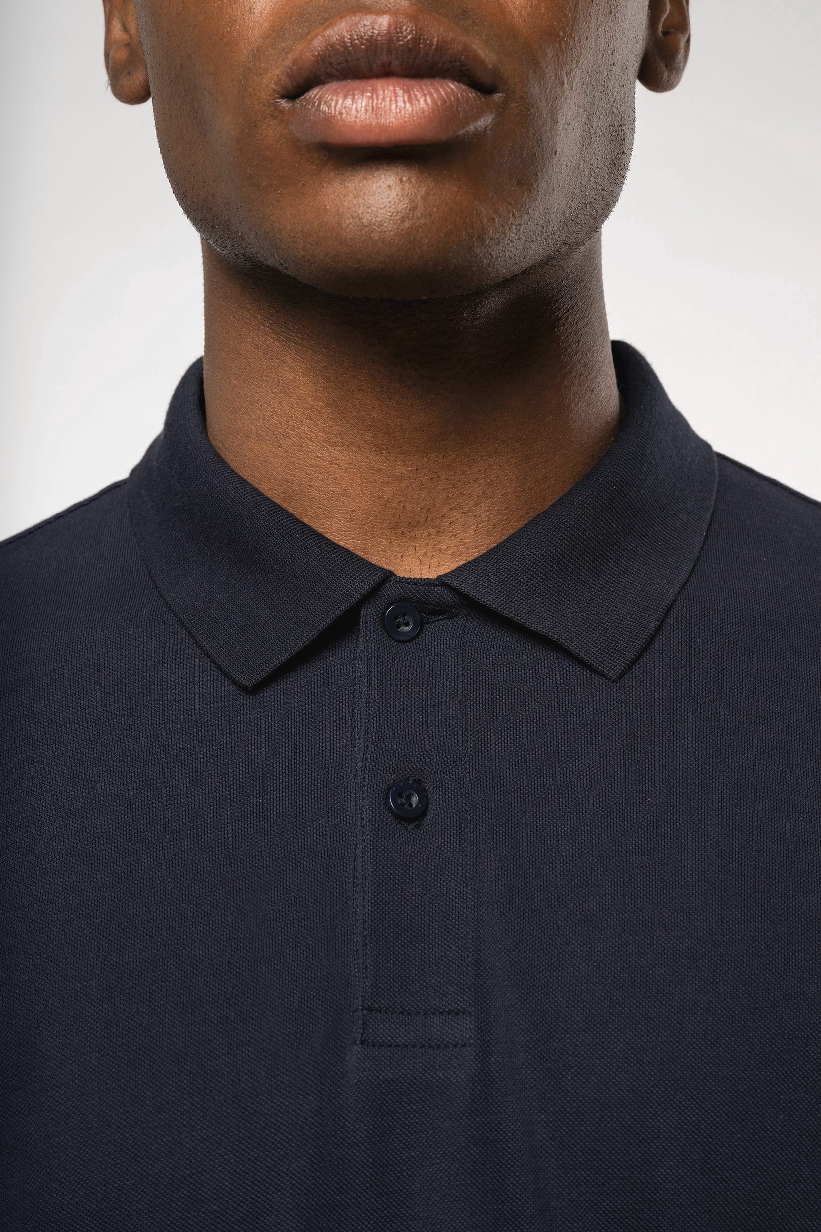 Polo piqué manches longues Bio180 homme – Image 3