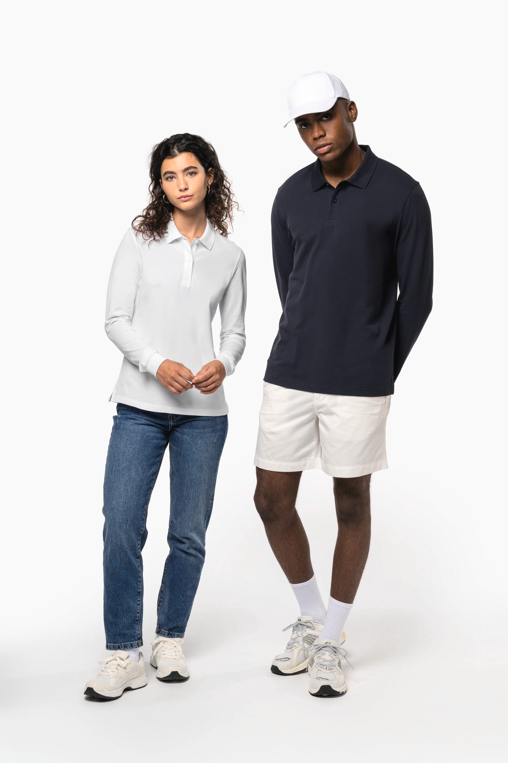 Polo piqué manches longues Bio180 femme – Image 7