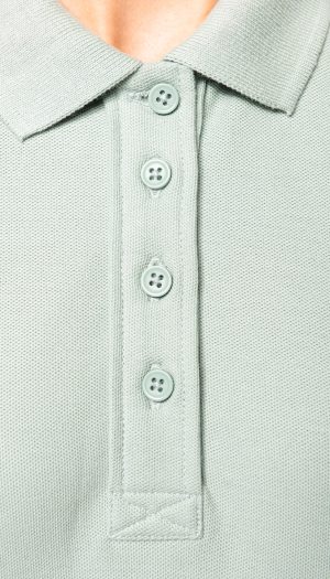 Polo piqué Bio manches courtes femme