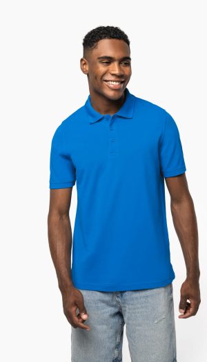 Polo piqué manches courtes homme