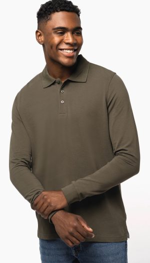 Polo manches longues homme