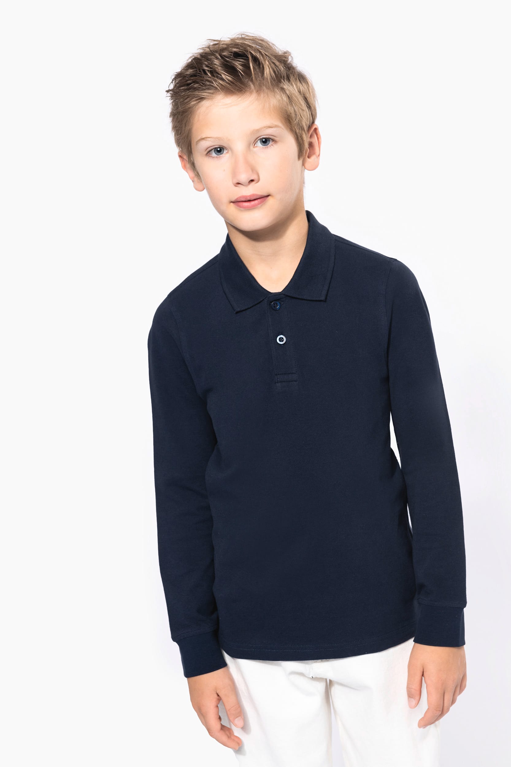 Polo manches longues enfant – Image 8