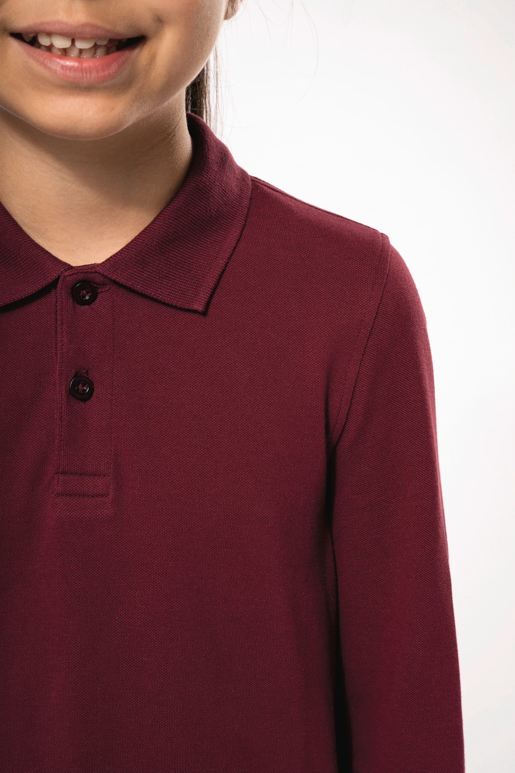 Polo manches longues enfant – Image 3