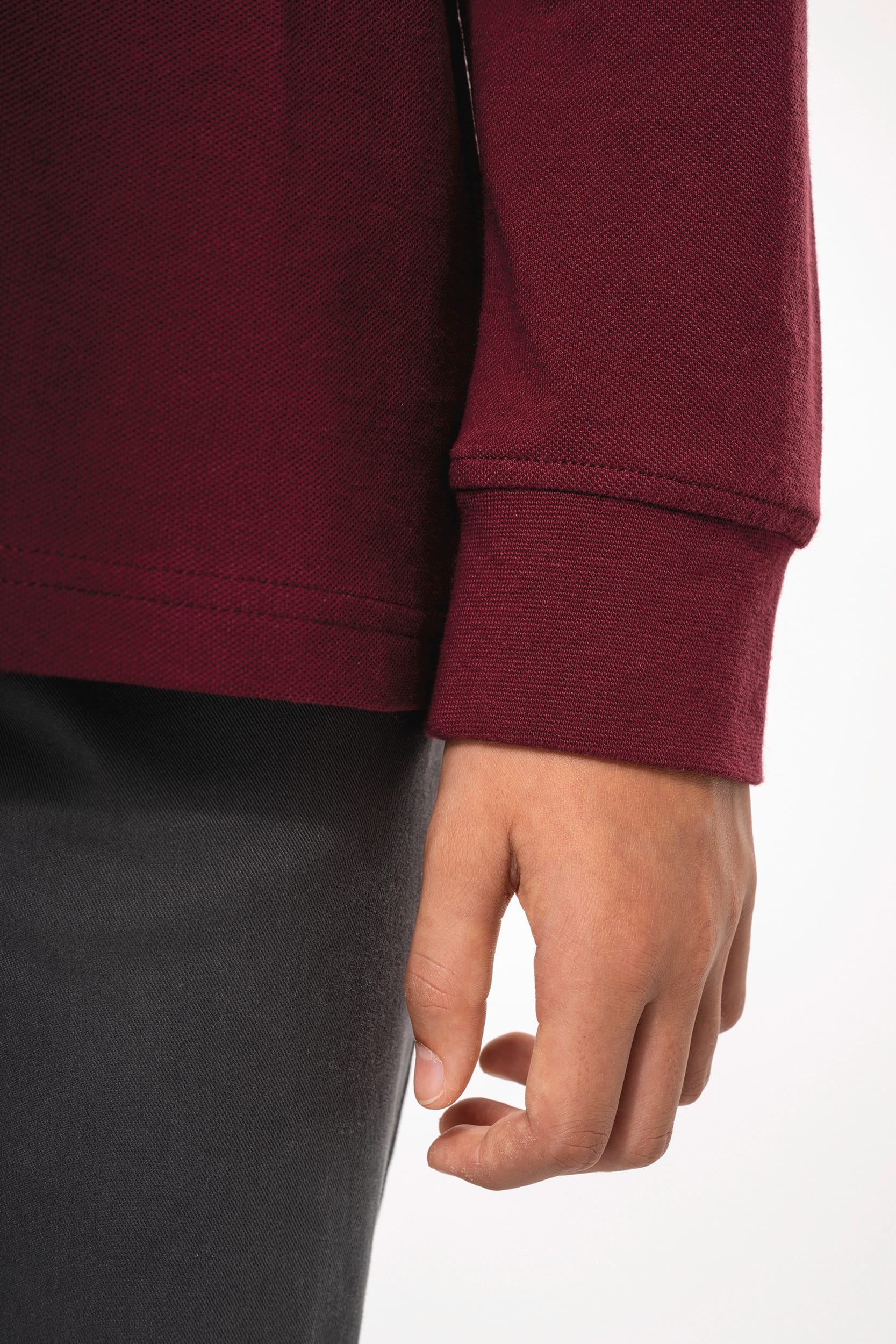 Polo manches longues enfant – Image 5