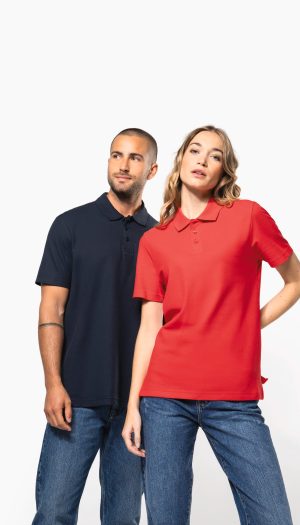 Polo piqué unisexe