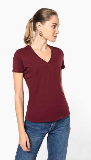 T-shirt BIO150 IC col V femme