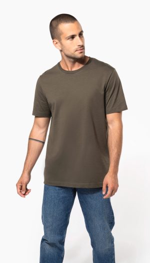 T-shirt col rond manches courtes homme