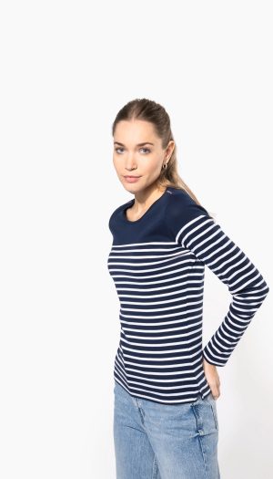 Marinière manches longues femme