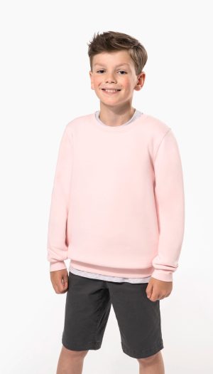 Sweat-shirt écoresponsable col rond enfant