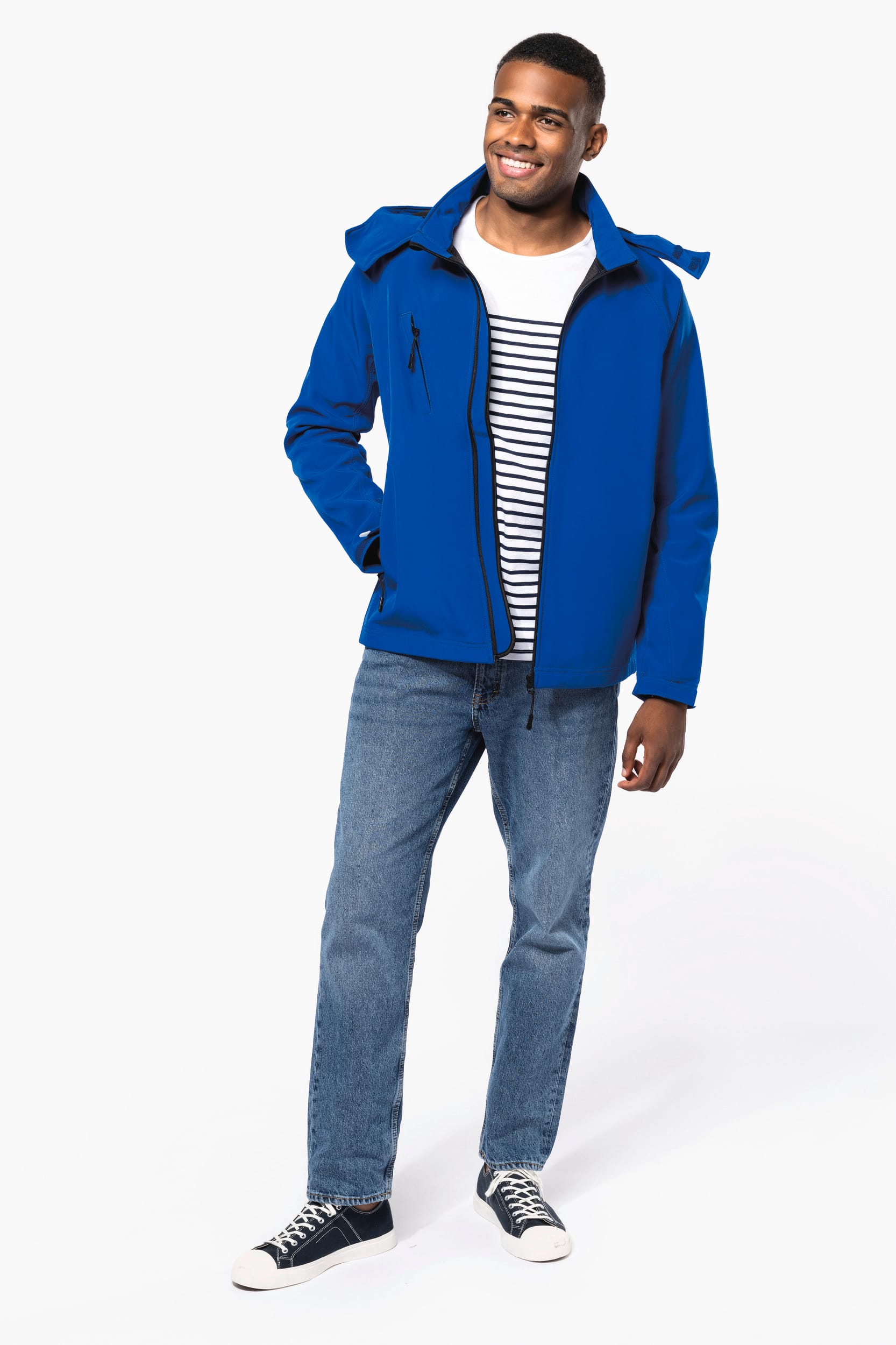 Veste softshell à capuche amovible homme – Image 6