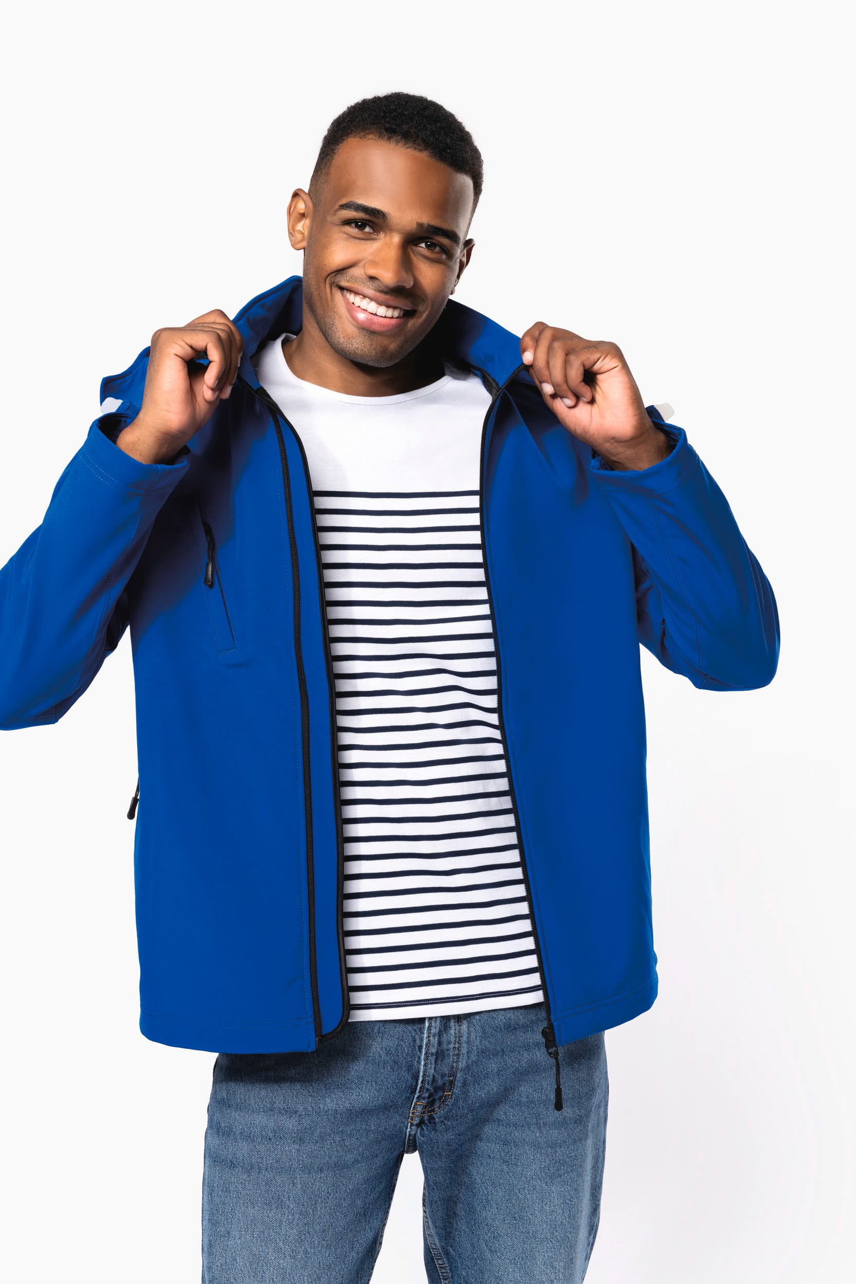 Veste softshell à capuche amovible homme – Image 3