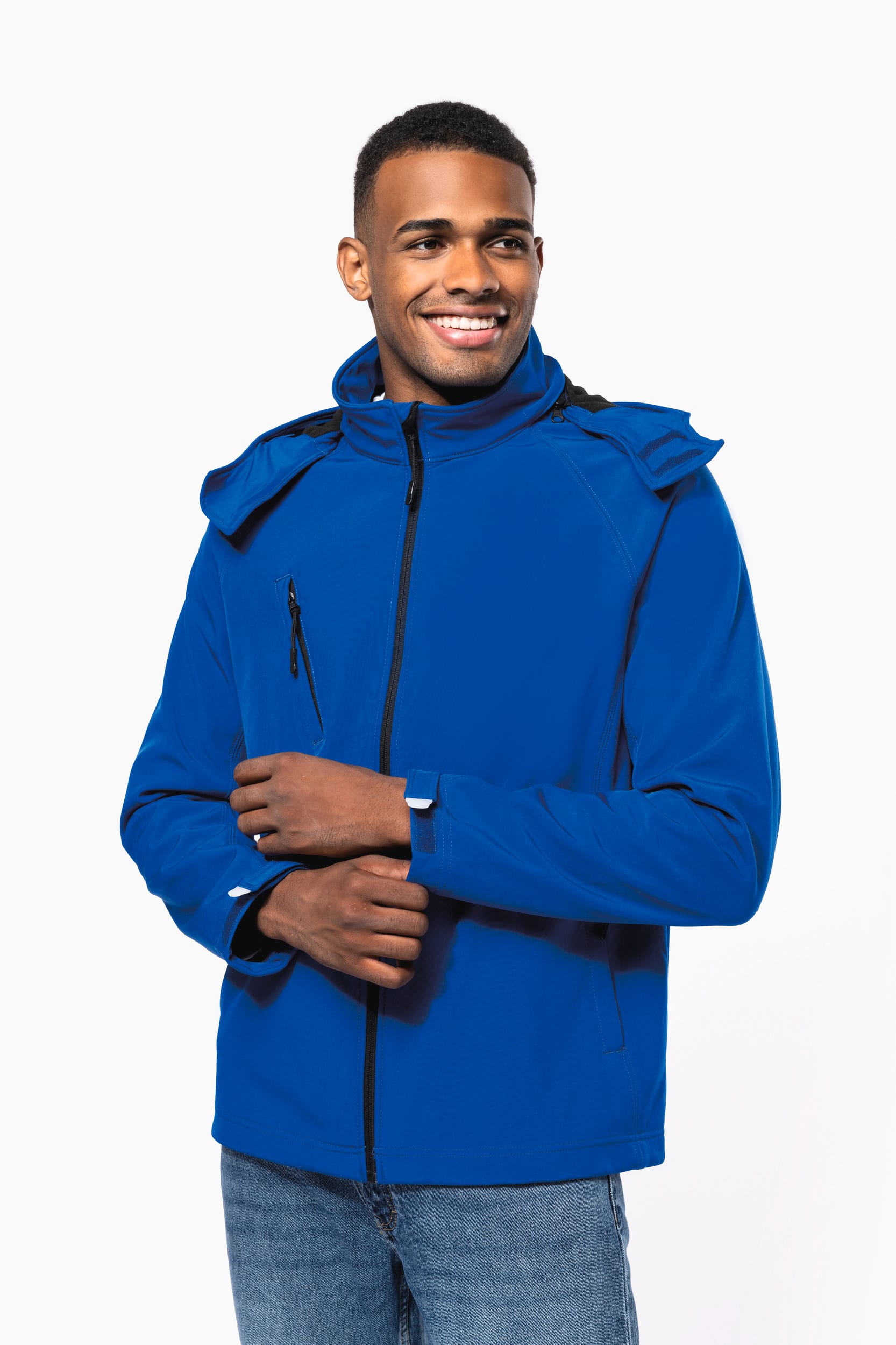 Veste softshell à capuche amovible homme – Image 4
