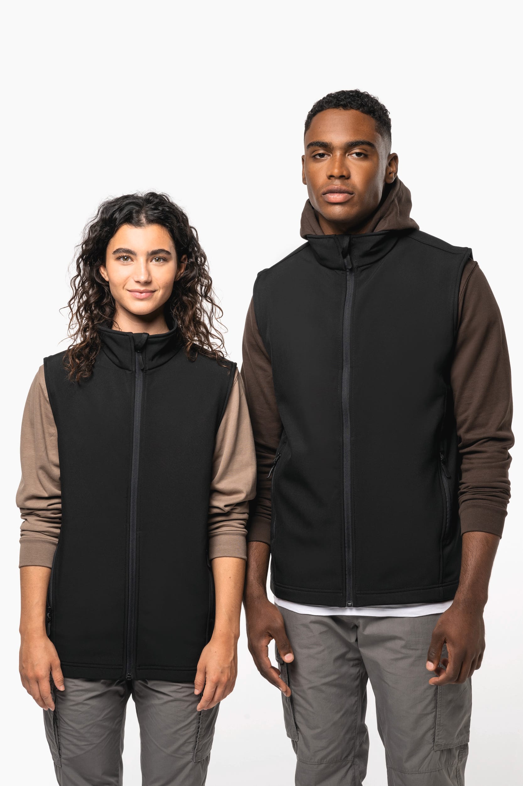 Bodywarmer softshell écoresponsable 2 couches unisexe – Image 2