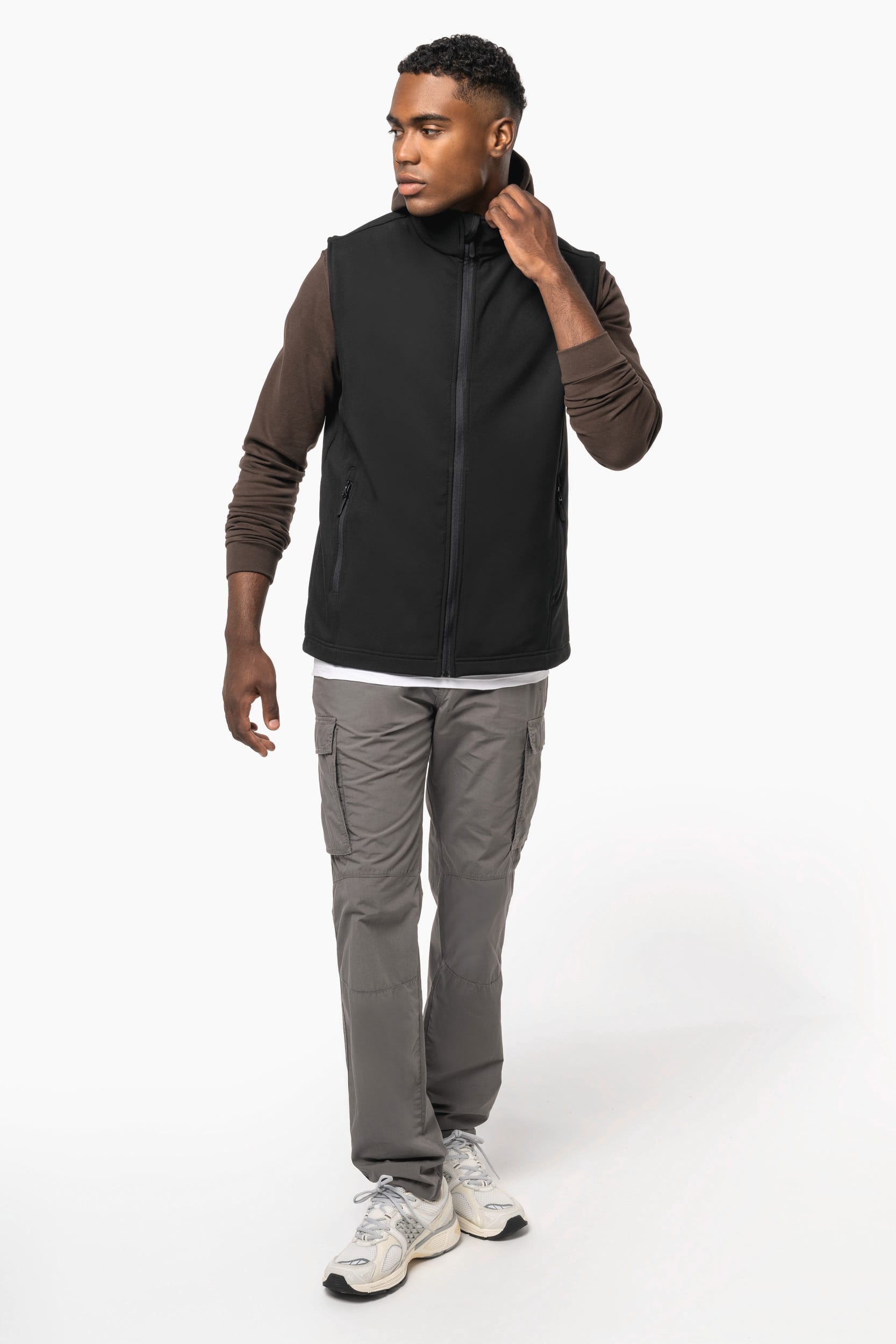 Bodywarmer softshell écoresponsable 2 couches unisexe – Image 6