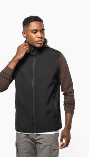 Bodywarmer softshell écoresponsable 2 couches unisexe