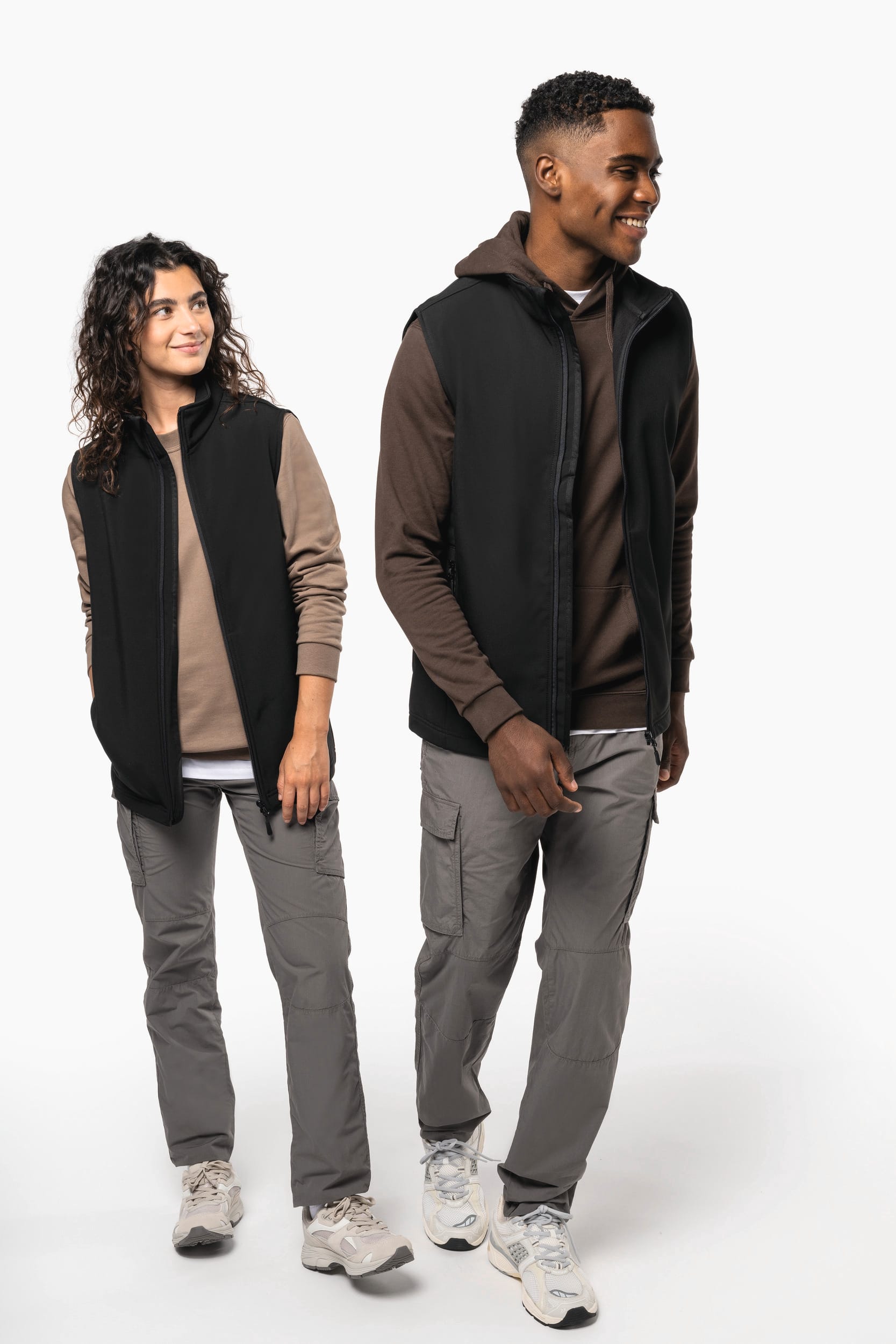 Bodywarmer softshell écoresponsable 2 couches unisexe – Image 8