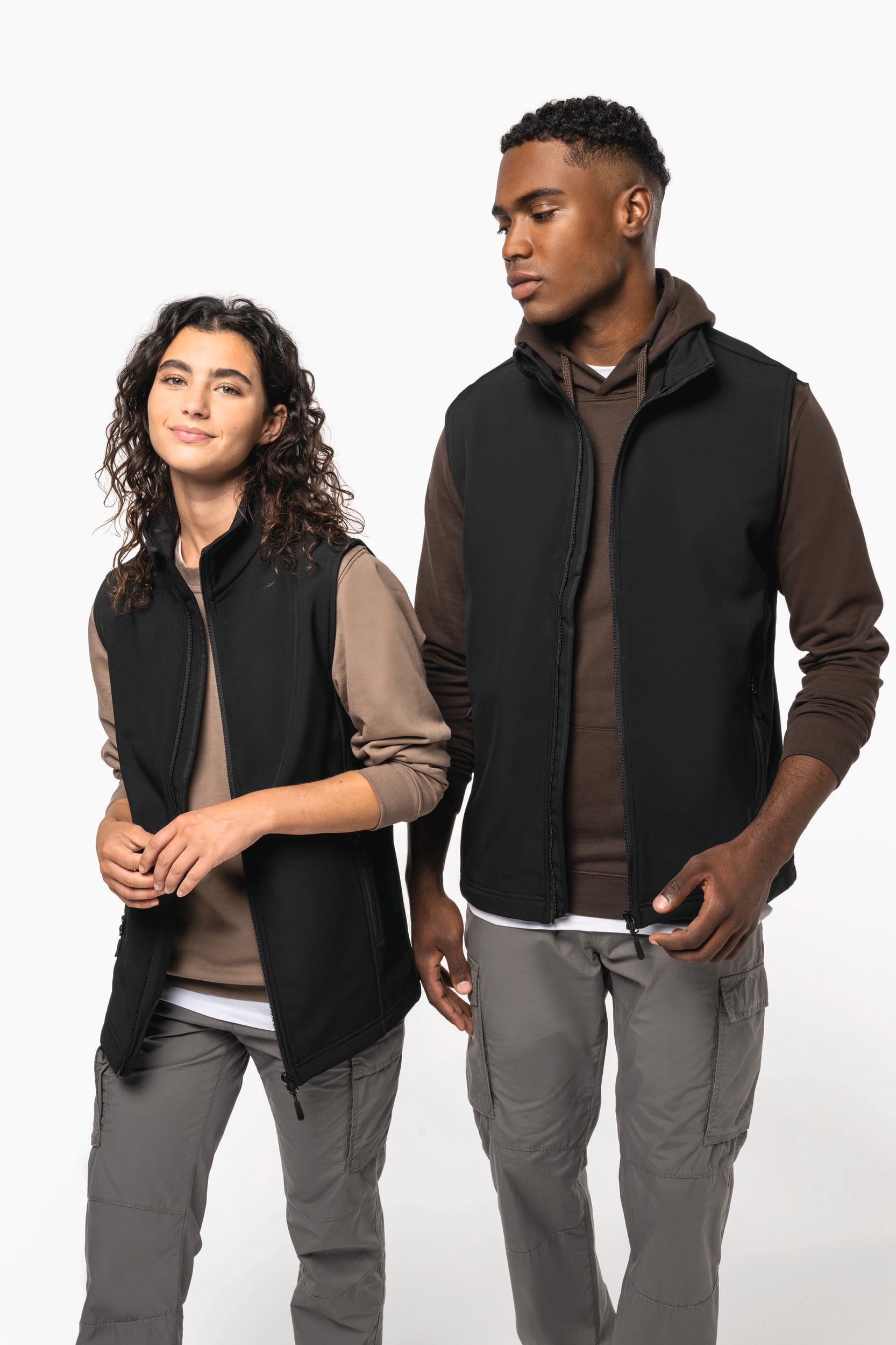 Bodywarmer softshell écoresponsable 2 couches unisexe – Image 9
