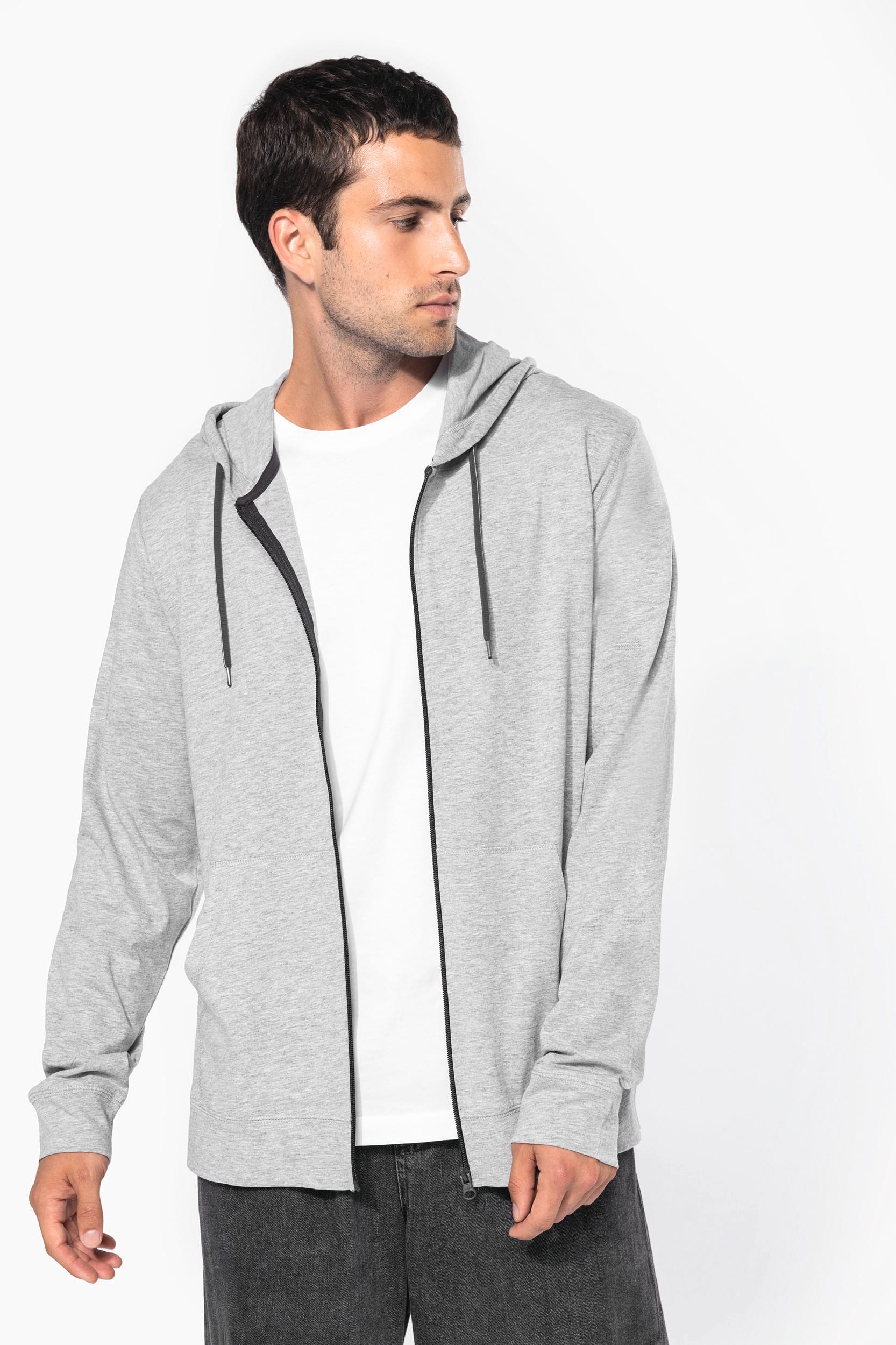 Veste coton légère à capuche – Image 4