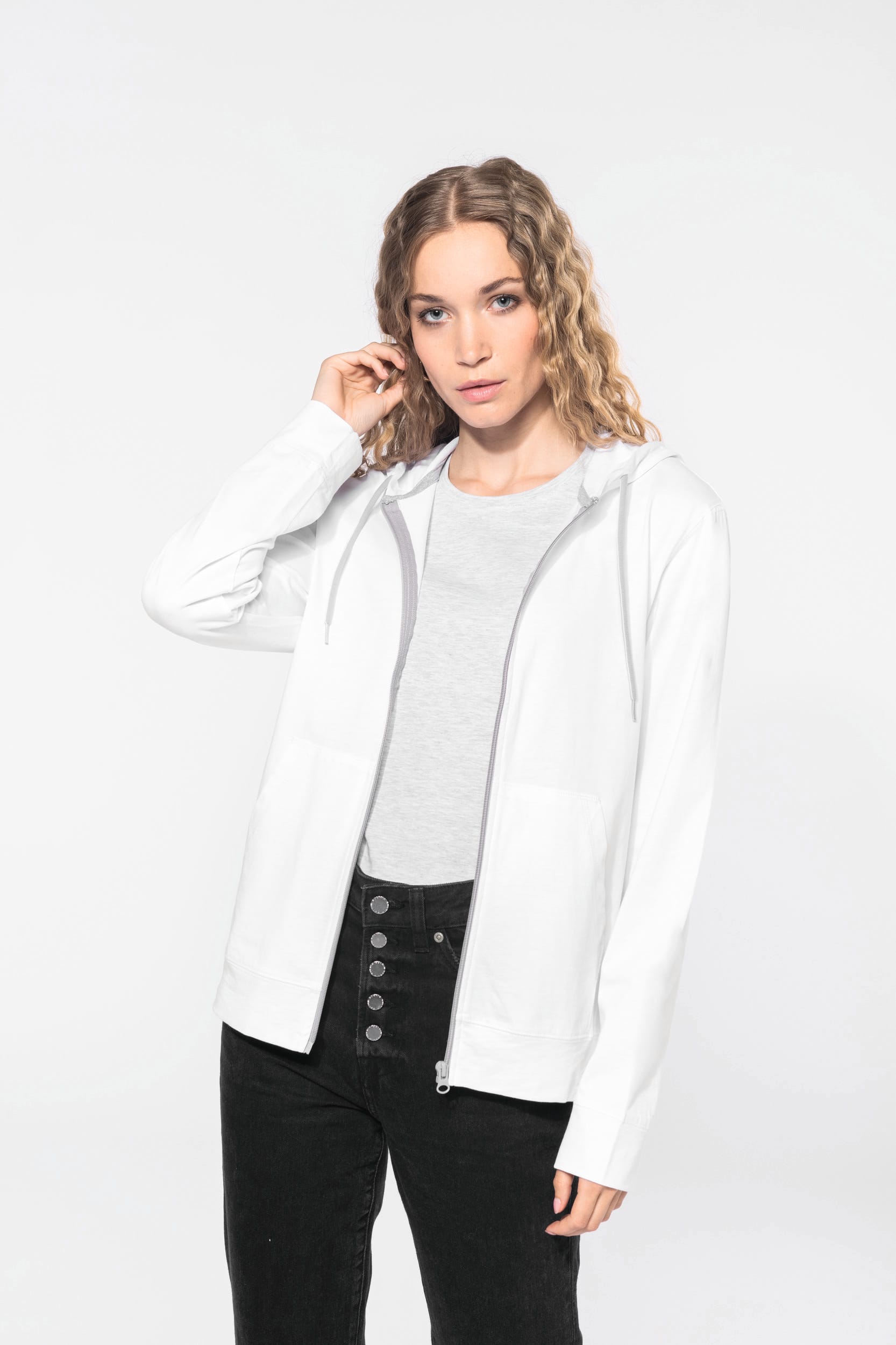 Veste coton légère à capuche – Image 7