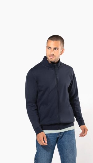 Veste molleton zippée homme