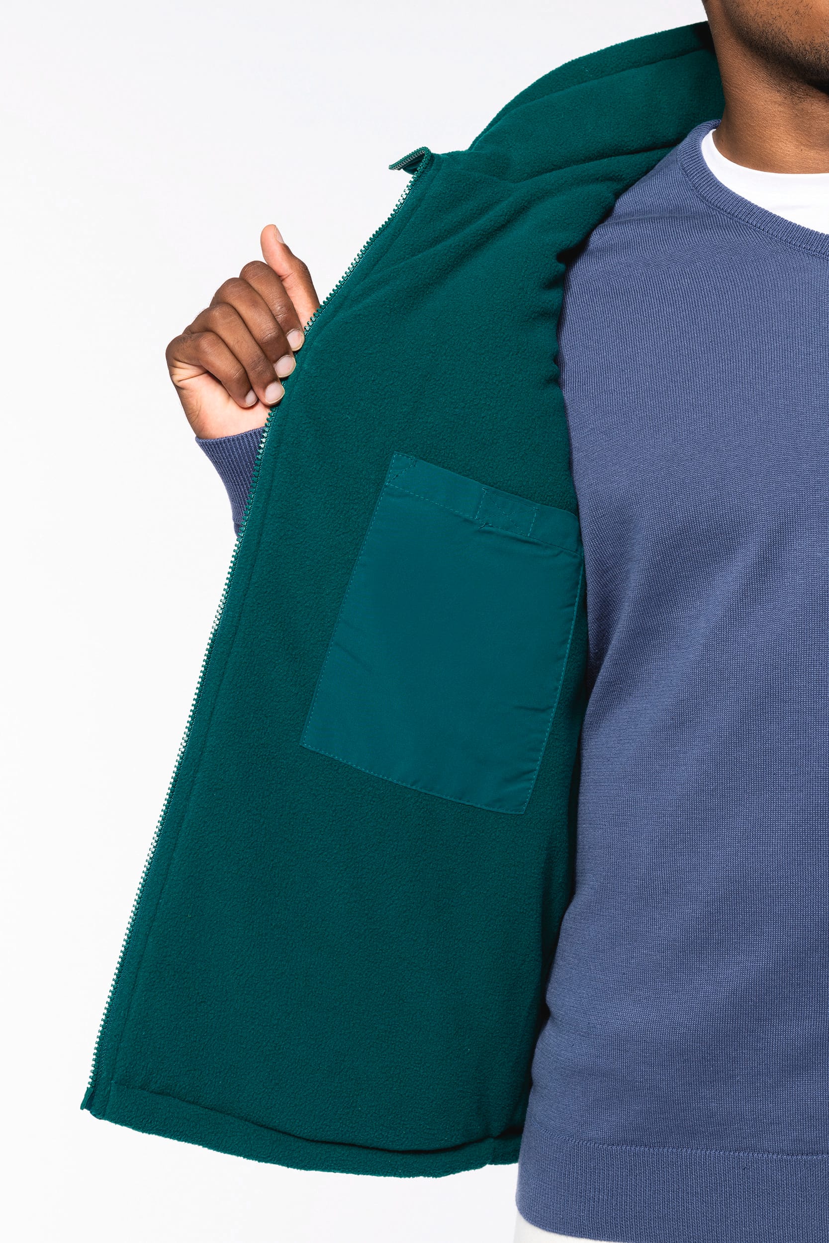 Bodywarmer doublé polaire unisexe – Image 16