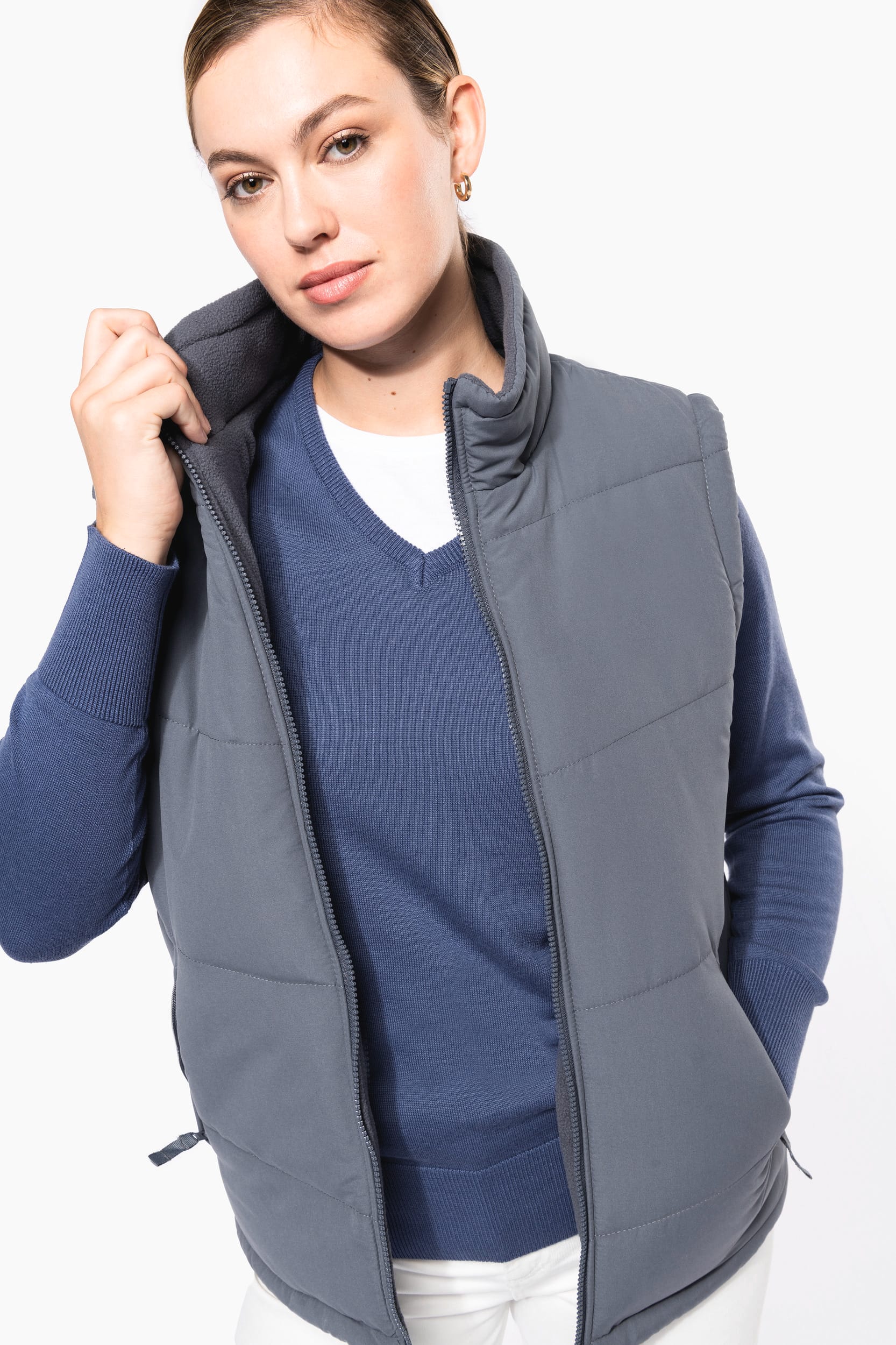 Bodywarmer doublé polaire unisexe – Image 7