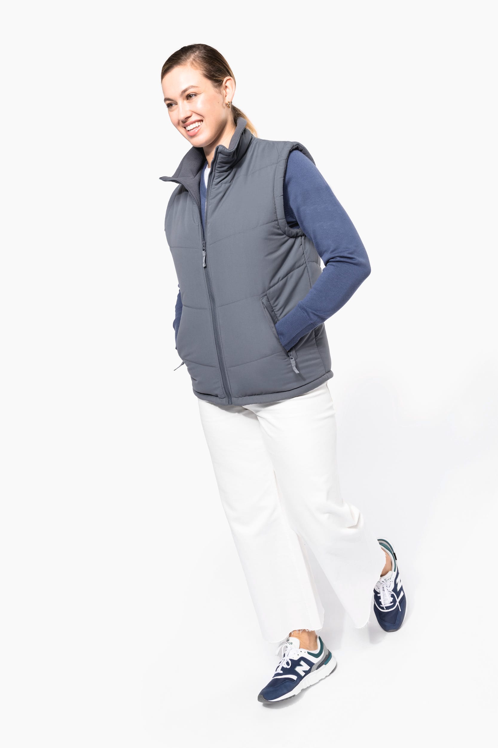 Bodywarmer doublé polaire unisexe – Image 11