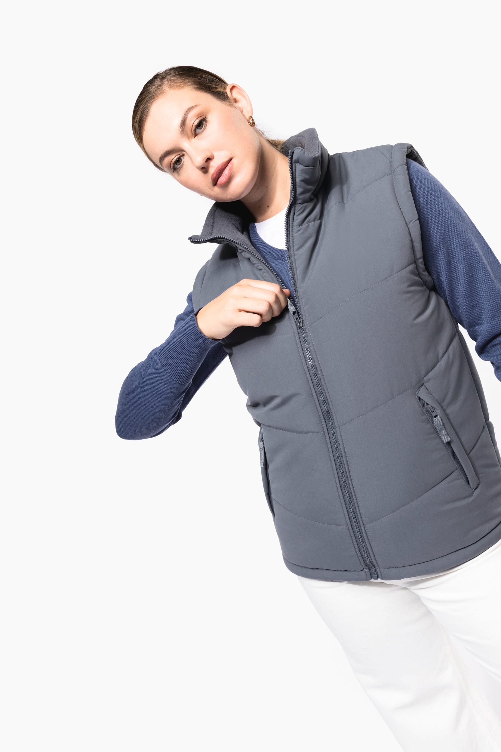 Bodywarmer doublé polaire unisexe – Image 9