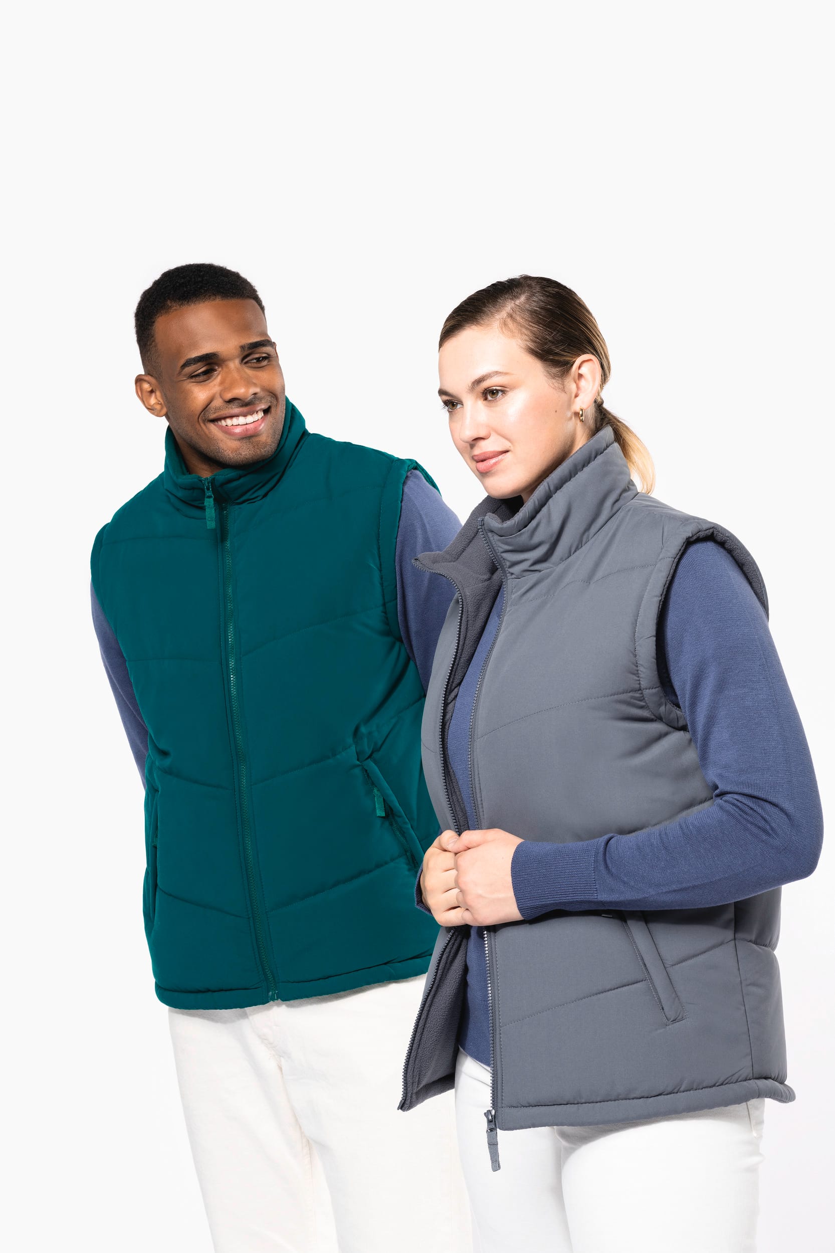 Bodywarmer doublé polaire unisexe – Image 12