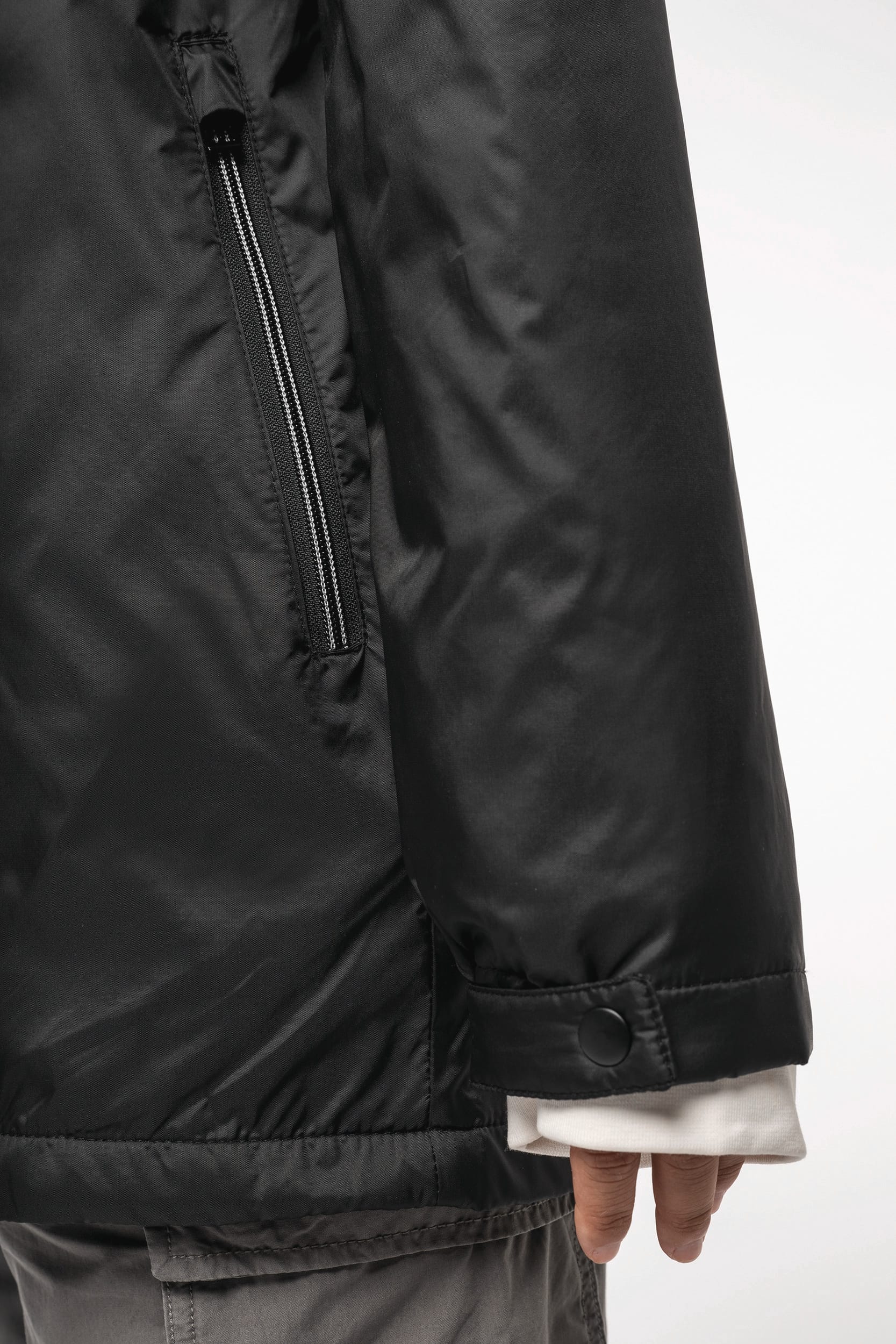 Veste à capuche avec doublure en micropolaire unisexe – Image 7