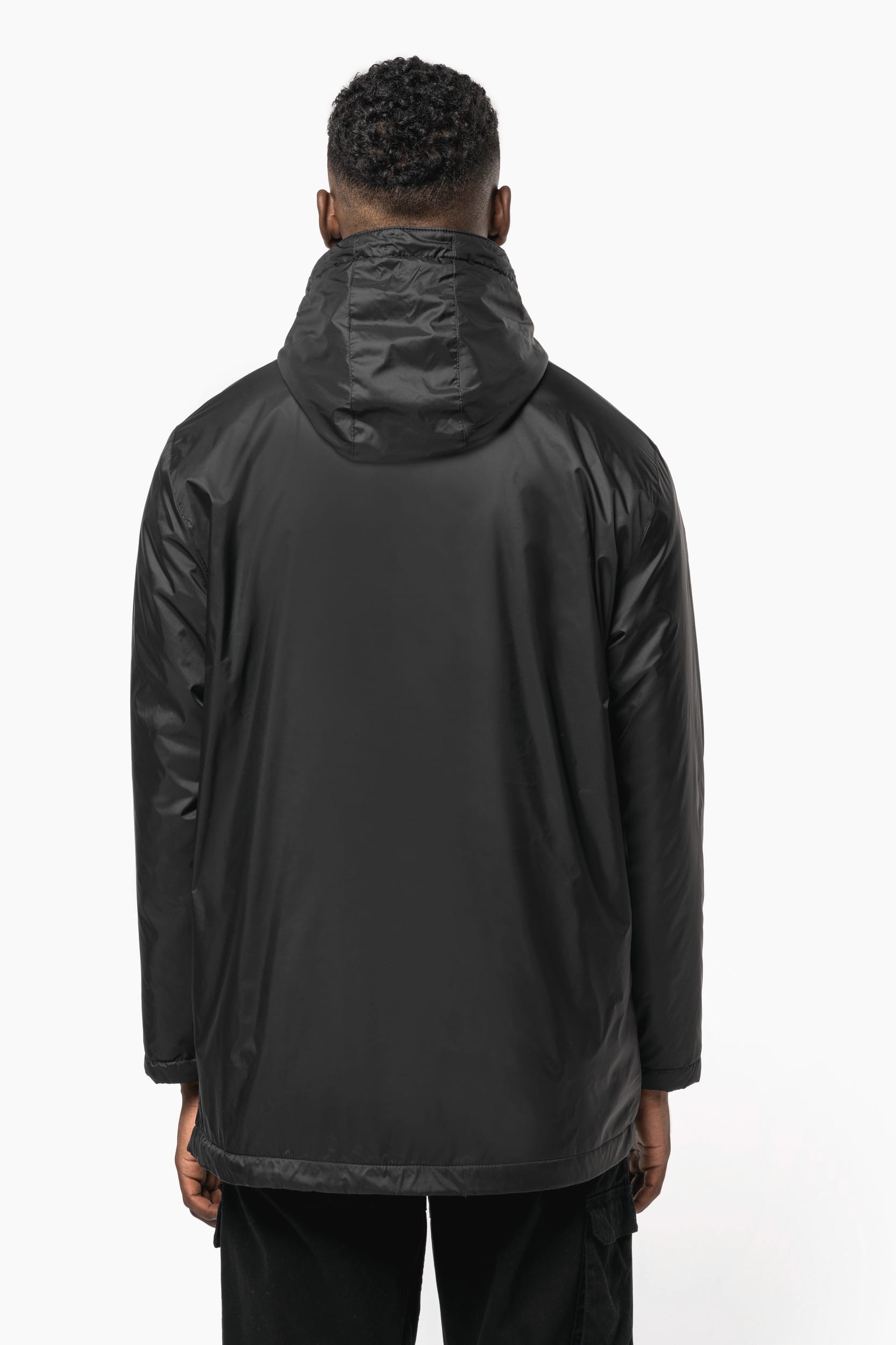 Veste à capuche avec doublure en micropolaire unisexe – Image 3