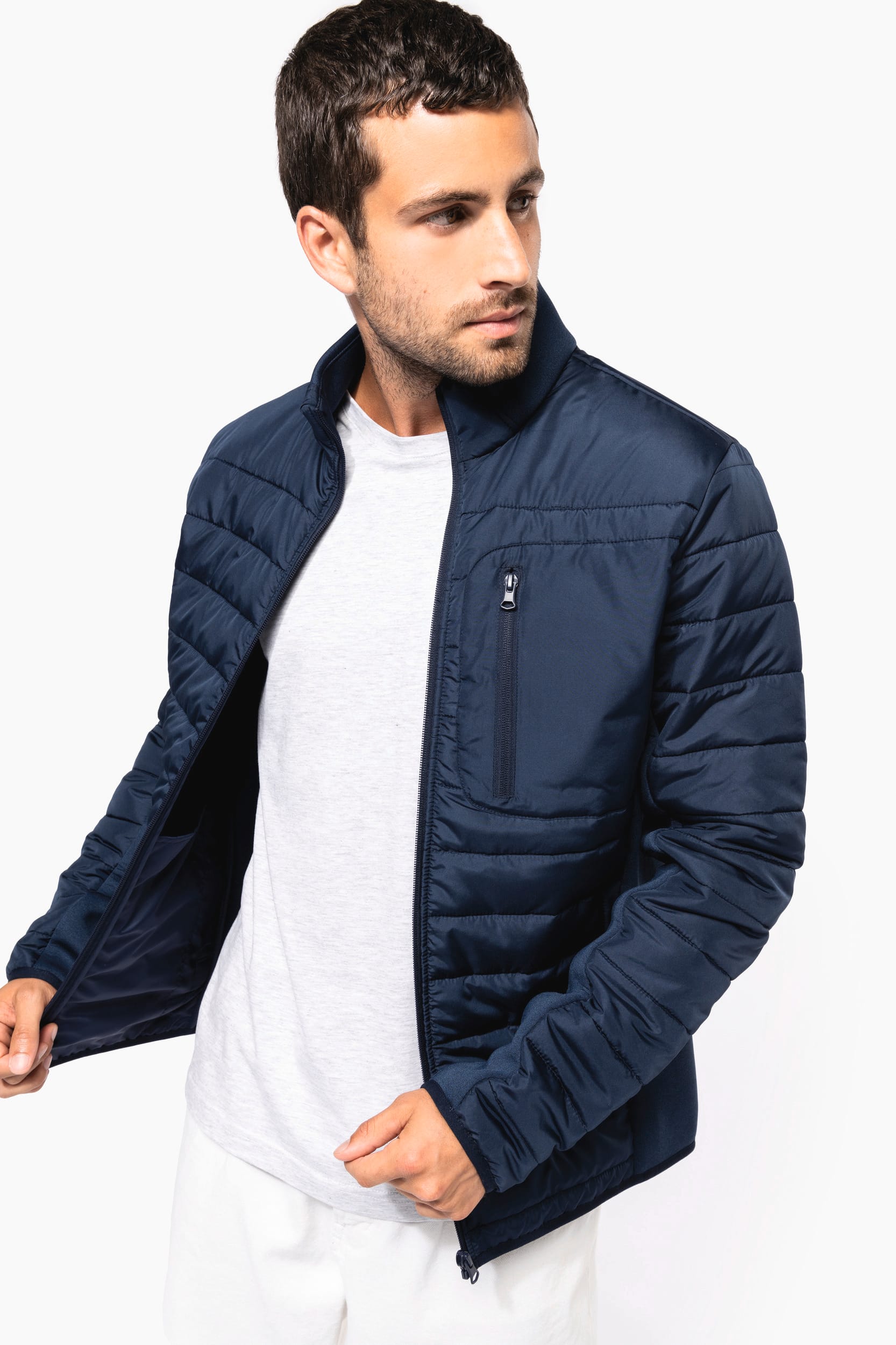 Veste bi-matière homme – Image 3