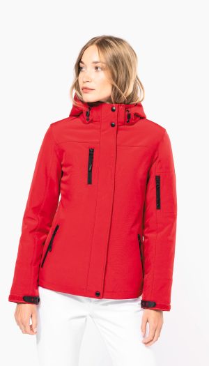 Parka softshell doublée capuche femme