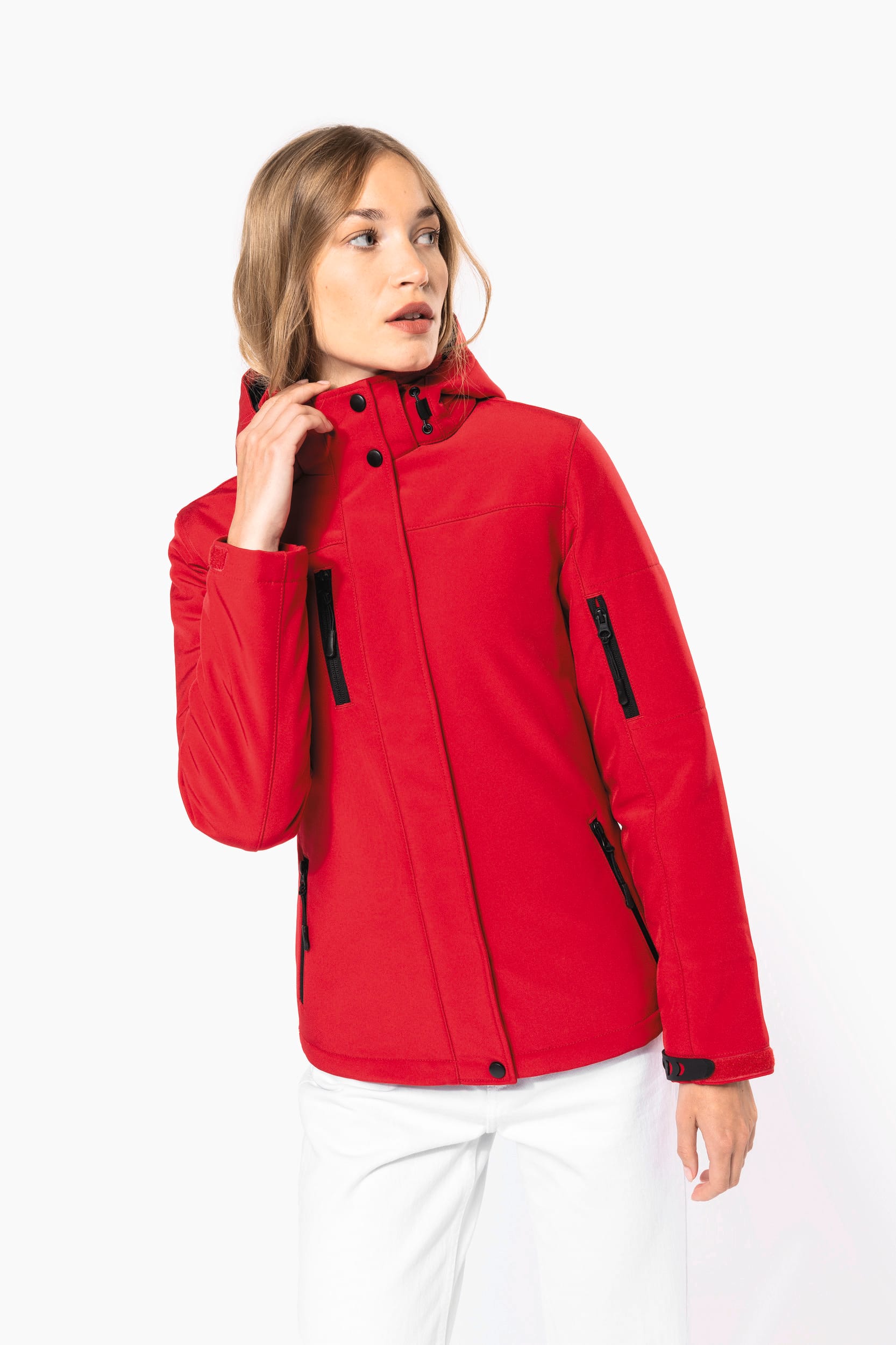 Parka softshell doublée capuche femme – Image 3