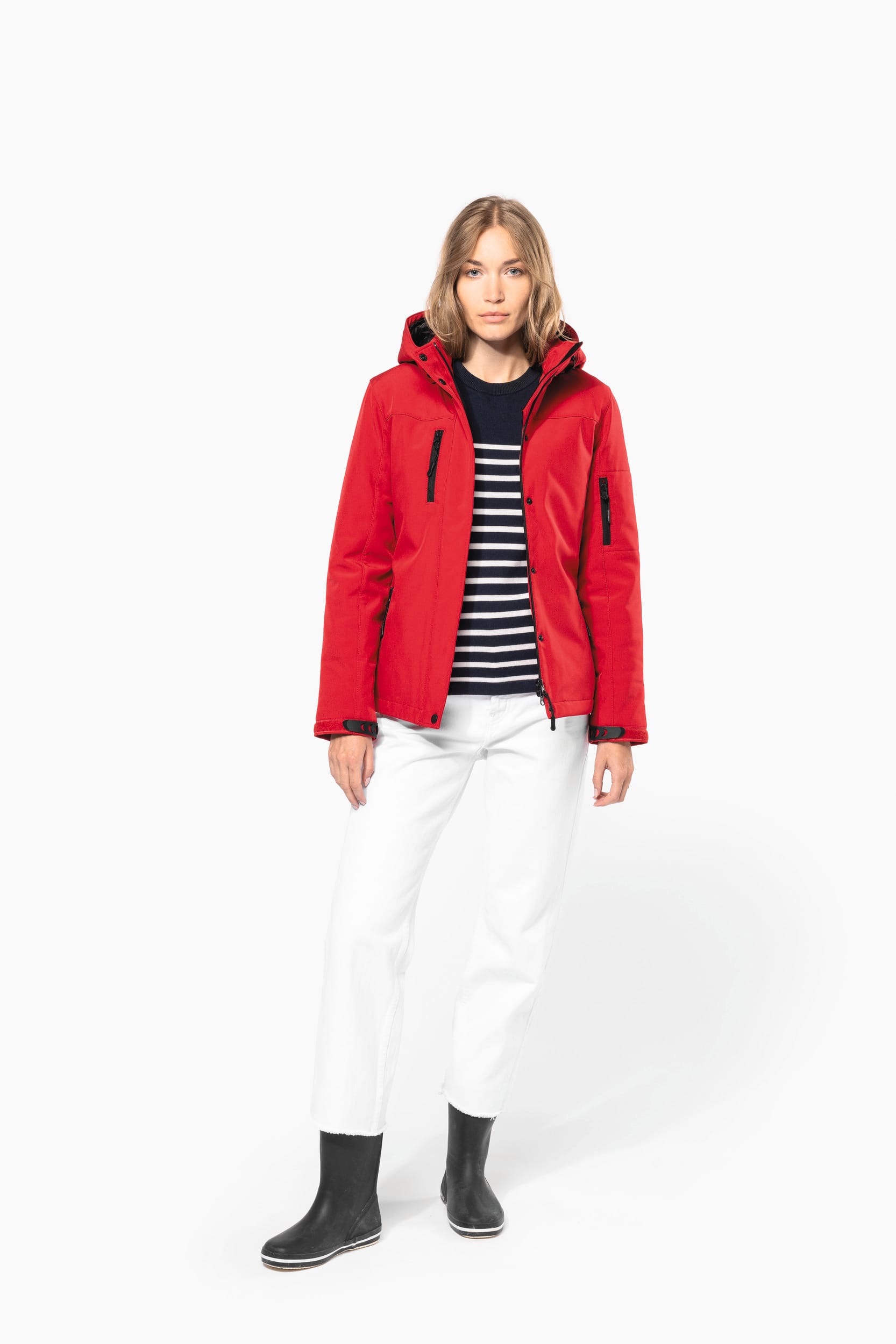 Parka softshell doublée capuche femme – Image 4