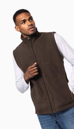 Bodywarmer micropolaire homme