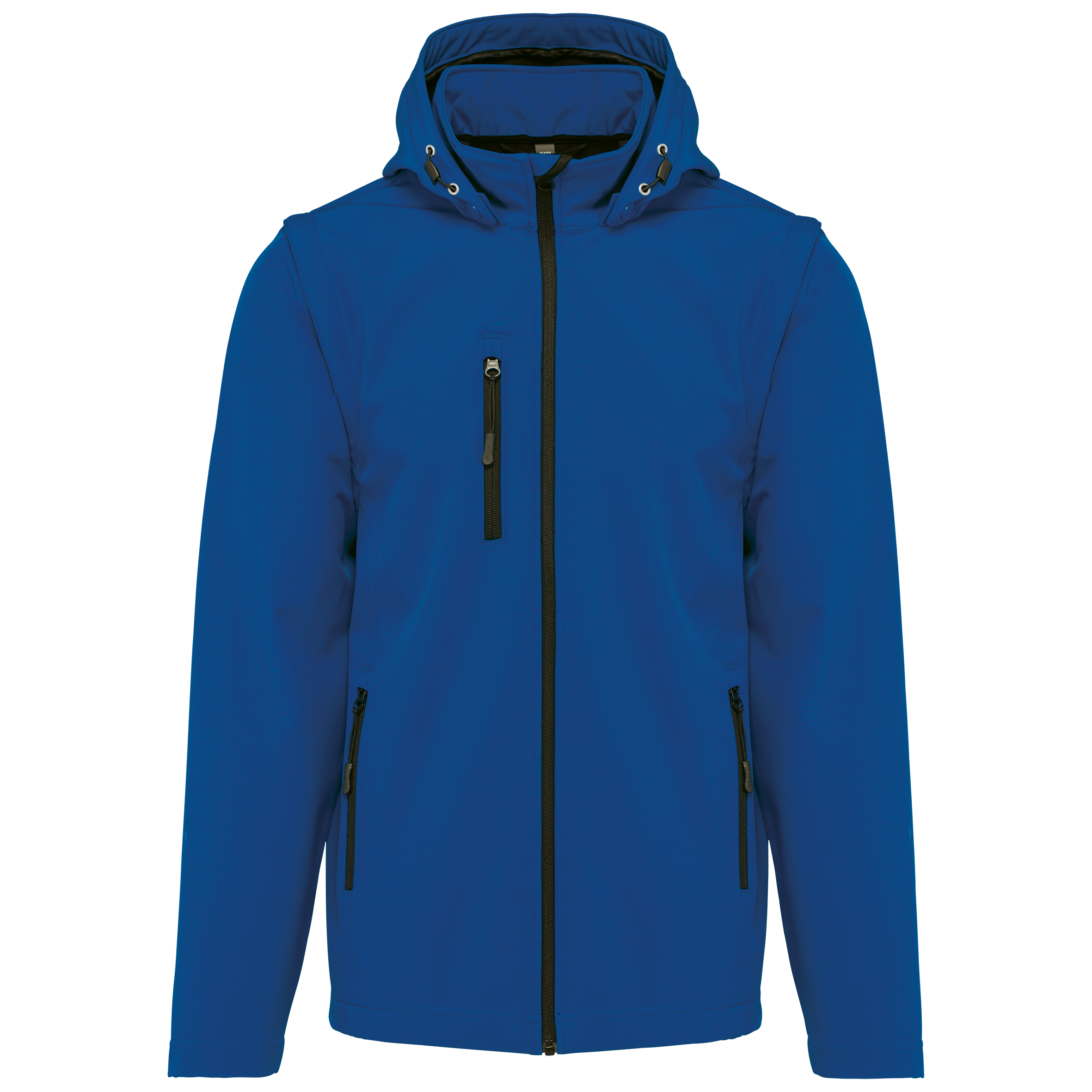 Veste Softshell 3 couches à capuche avec manches amovibles unisexe – Image 24