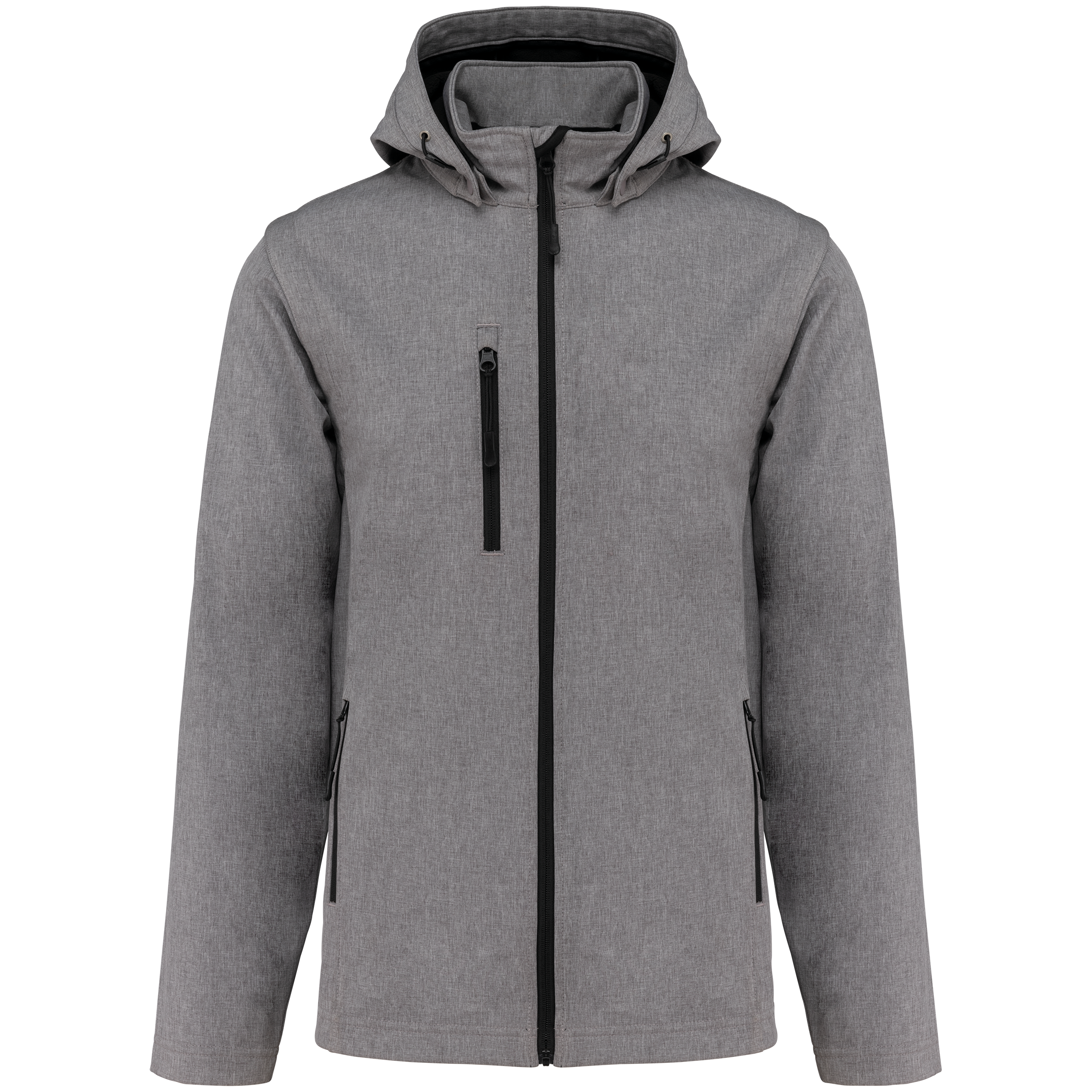 Veste Softshell 3 couches à capuche avec manches amovibles unisexe – Image 25