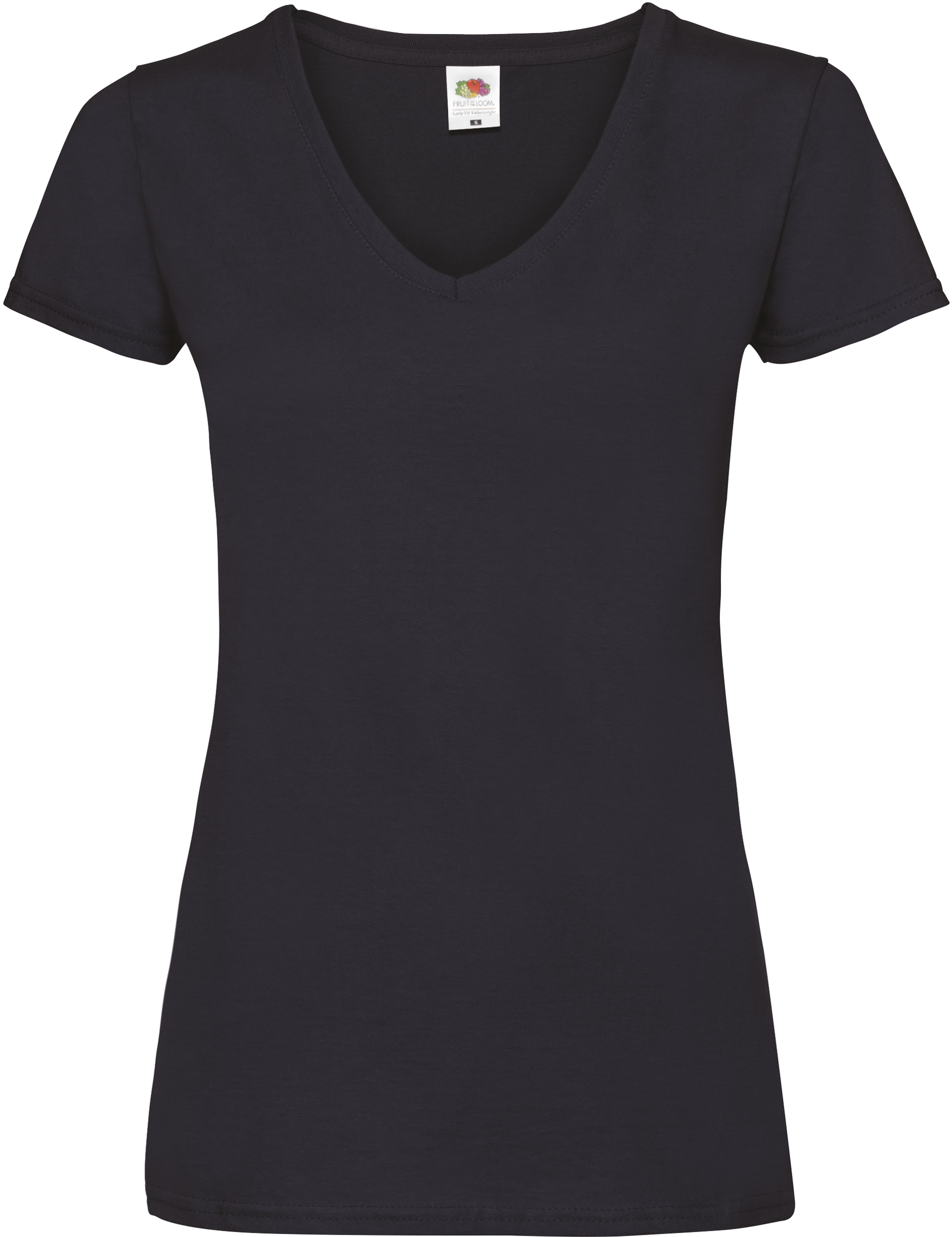 T-shirt femme col v Valueweight (61-398-0) – Image 4