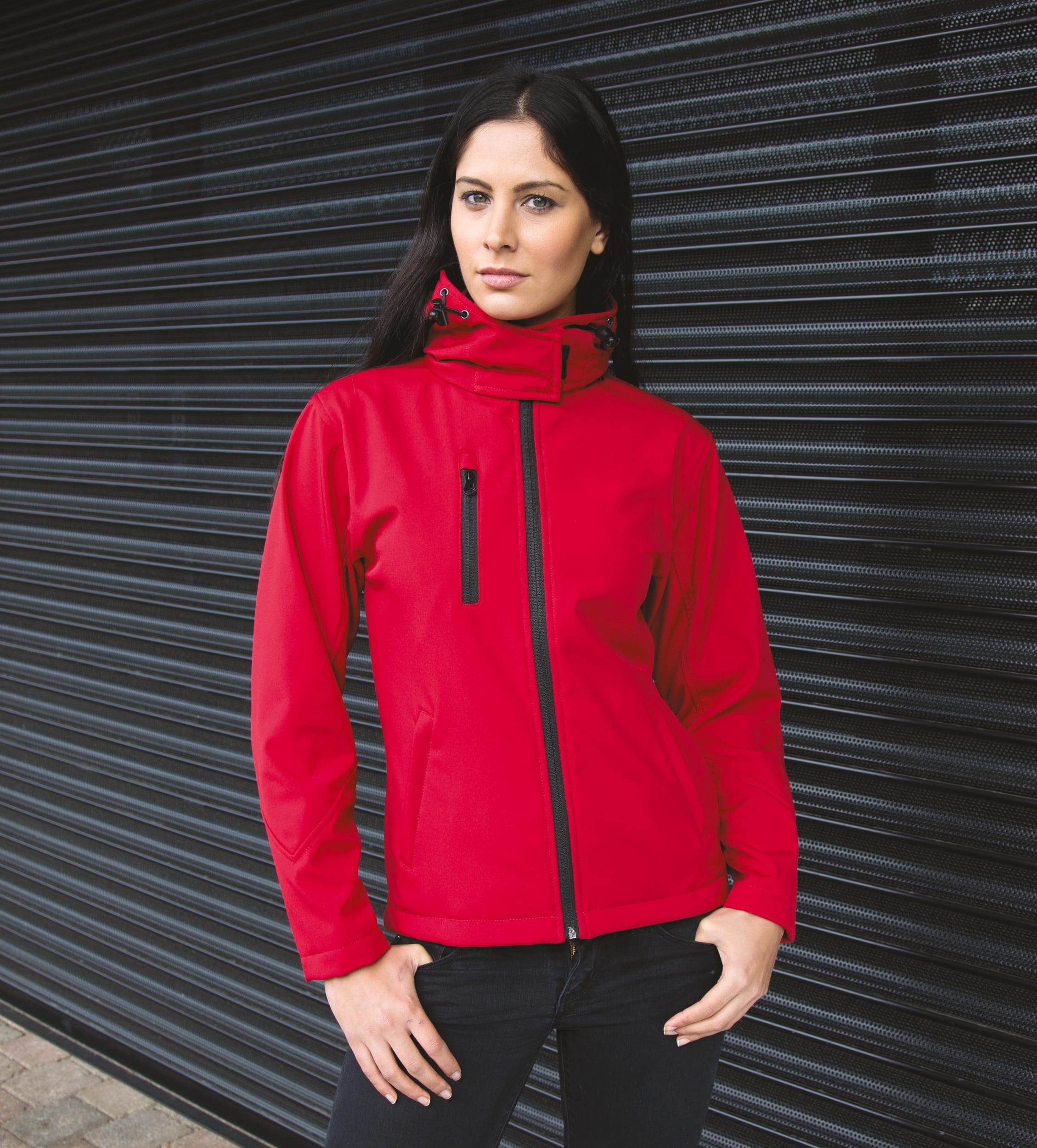 Veste Softshell Capuche Femme TX Performance – Image 2