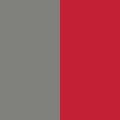Light Grey / Red